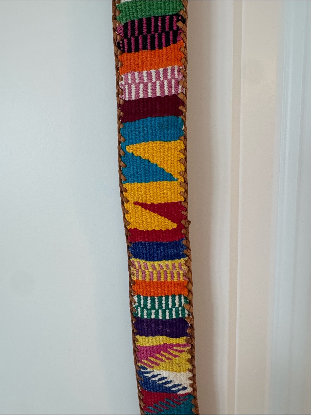Handwoven Multicolor Women’s Woven Belt, size large